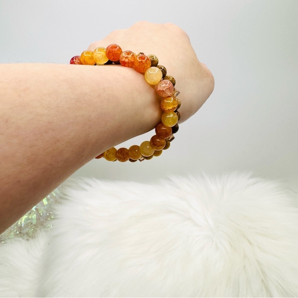 The Fall Colors Beaded Bracelets - Picture 3 of 6